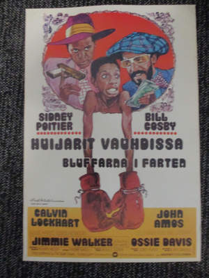 Huijarit vauhdissa (1975) - vanha elokuvajuliste Bill Cosby