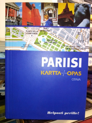 PARIISI Kartta + opas (2007) Sis.postikulut