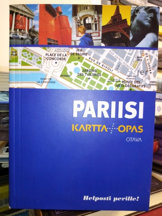PARIISI Kartta + opas (2007) Sis.postikulut