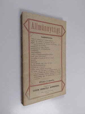 Allmännyttigt 1884