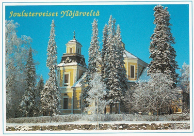 KIRKKOKORTTI - YLÖJÄRVEN KIRKKO - 1