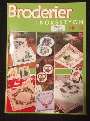 Ristipistomalleja Broderier i korsstygn 13