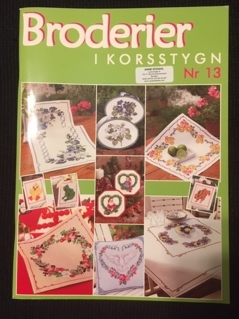 Ristipistomalleja Broderier i korsstygn 13
