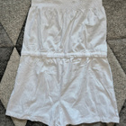 Valkoinen uusi shortsihaalari jumpsuit M - L - pikkukuva 2