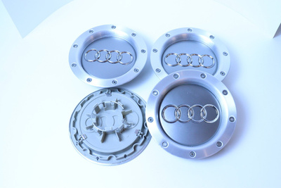 Audi vannekeskiöt – 9 valepulttia, Kromi-harmaa-