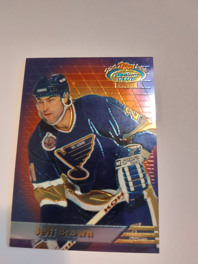 1993-94 Stadium Club Finest Inserts #2 Jeff Brown