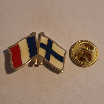 RANSKA/SUOMI LIPPU PINSSI