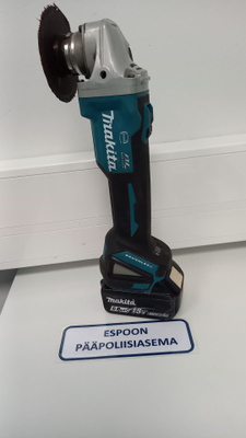 [T3198] Makita DGA 506 Kulmahiomakone + akku
