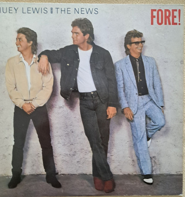 HUEY LEWIS AND THE NEWS : FORE!   LP