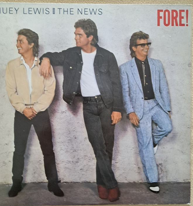 HUEY LEWIS AND THE NEWS : FORE!   LP