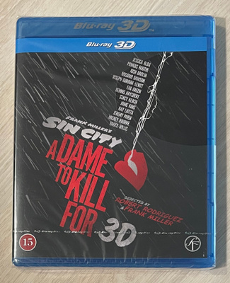 Sin City: A Dame to Kill For (2014) Blu-ray 3D + 2D (UUSI)