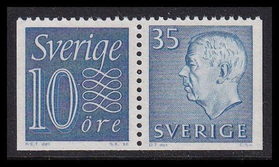 Ruotsi 430b-490EEu ** Numero-Gustaf vihkopari (1962)