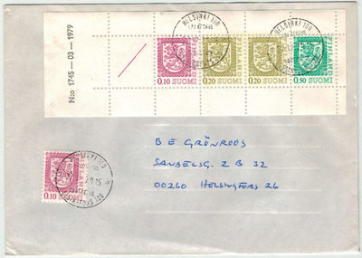 1978 AV 9 vihkolehti 1745-03-1979 ym kirjeellä