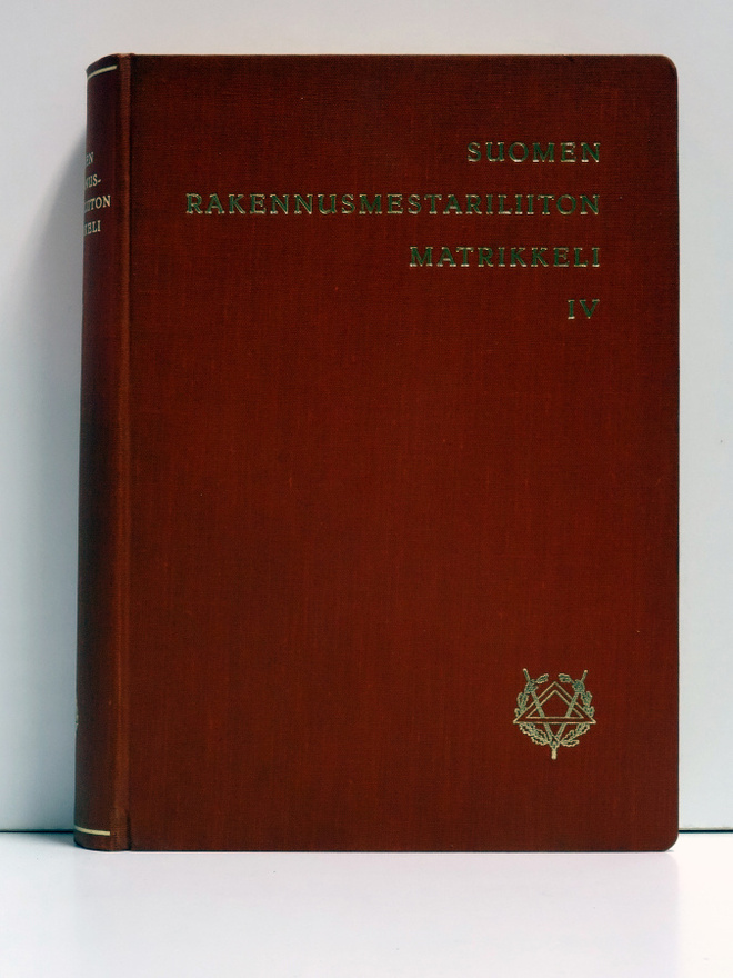 Suomen rakennusmestariliiton matrikkeli IV