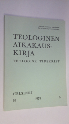 Teologinen aikakauskirja 6/1979