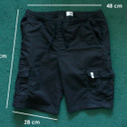 WKLY mustat reisitasku shortsit - pikkukuva 2
