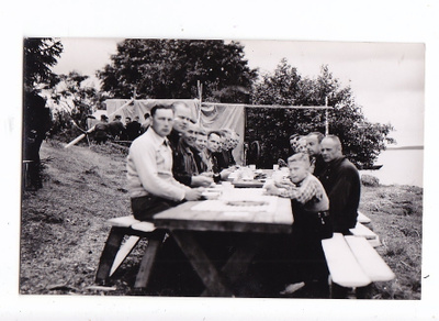 VANHA Valokuva Postikortti Palokunta VPK Turku 1930-l
