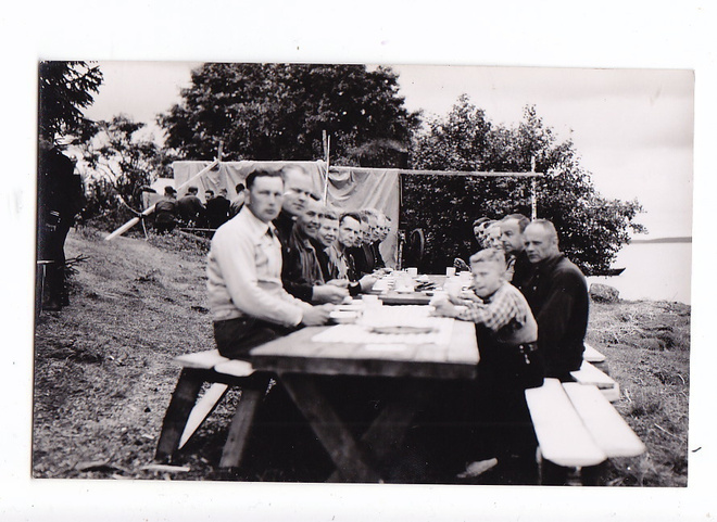 VANHA Valokuva Postikortti Palokunta VPK Turku 1930-l