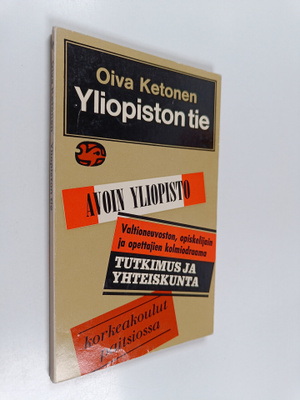 Oiva Ketonen : Yliopiston tie