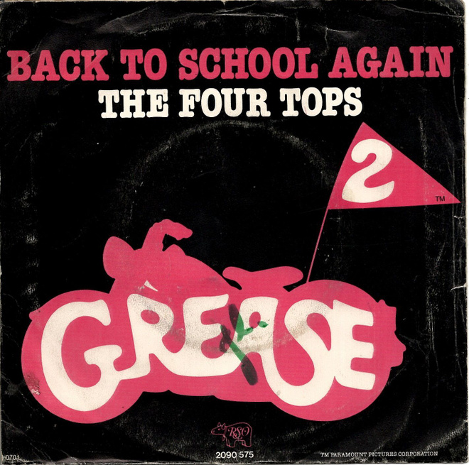 FOUR TOPS: Back To School Again / THE CAST: Rock-A-Hula 7"kk