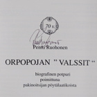 Pentti Ruohonen : Orpopojan valssit : biografinen potpuri... - pikkukuva 3