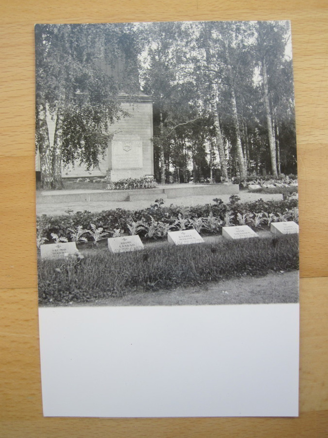 VANHA Valokuva Sankarihaudat Joutsa 1940-l