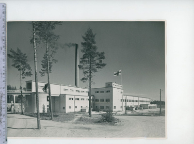 Saseka tehdasalue Nordsjö-Kallvik Vuosaari vanha valokuva