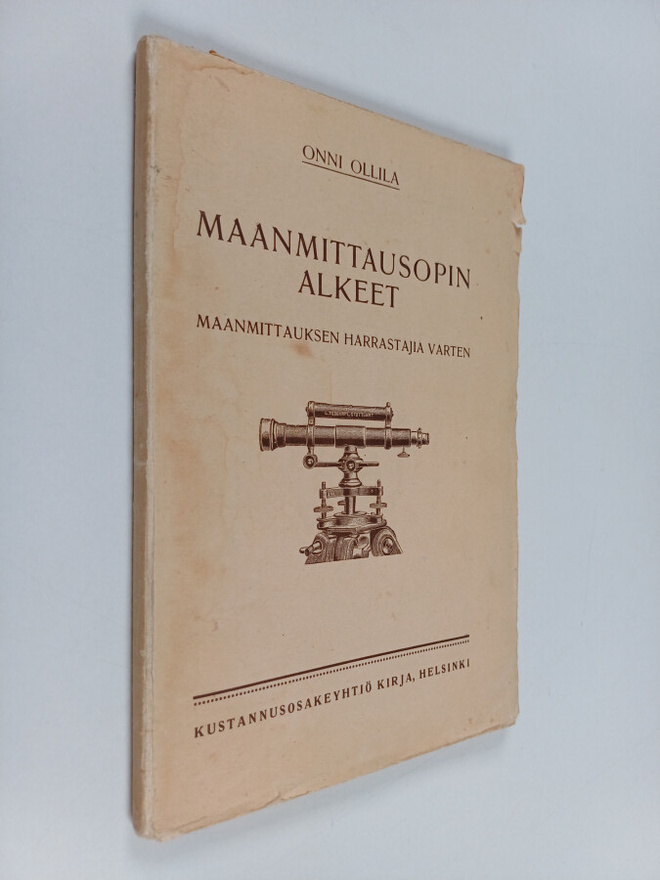 Onni Ollila : Maanmittausopin alkeet