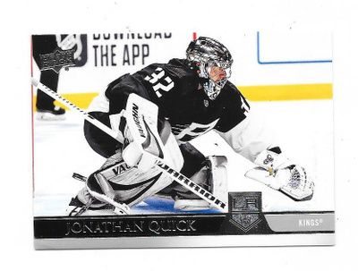 2020-21 Upper Deck #338 Jonathan Quick Los Angeles Kings MV