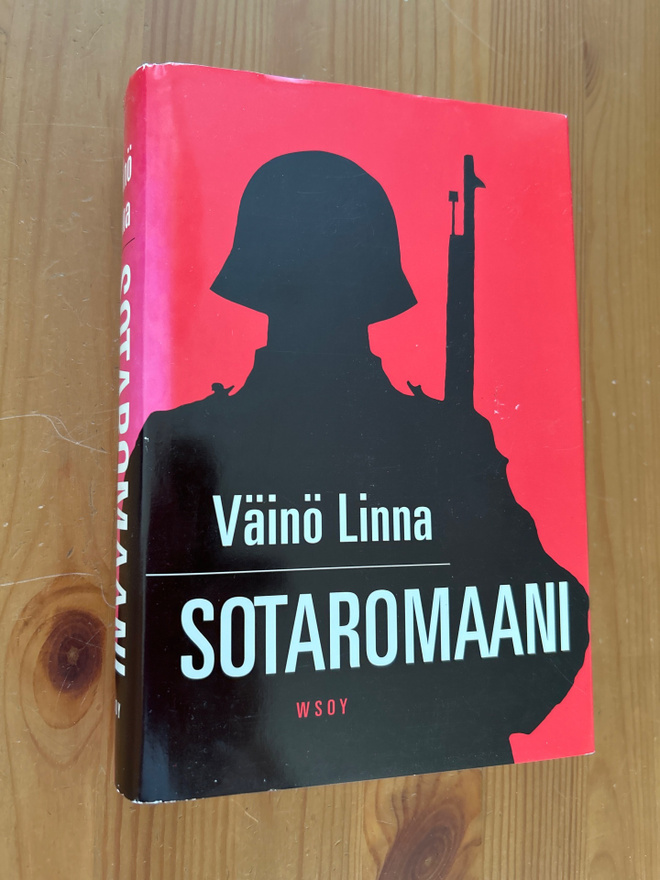 Väinö Linna Sotaromaani sid.