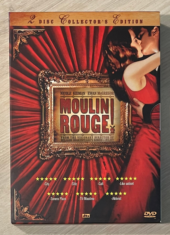 Baz Luhrmann: MOULIN ROUGE! (2001) Erikoisjulkaisu (2DVD)
