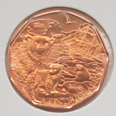 Itävalta 5 € 2014 - Arctic Adventure (UNC)