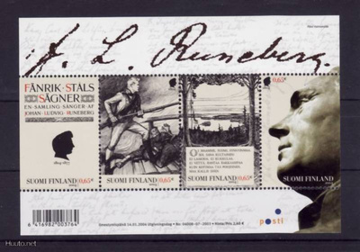 Suomi v 2004, J L RUNEBERGIN SYNTYMÄSTÄ 200 V , pt blokki