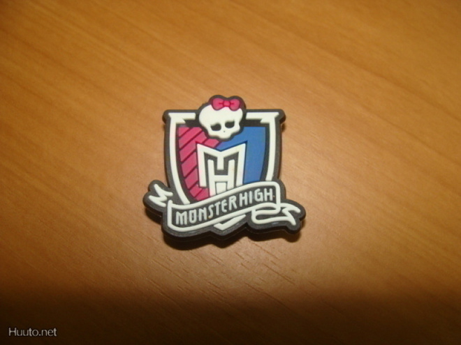 MONSTER HIGH kenkäkoru, kenkäkoriste: TEKSTILOGO