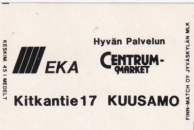 Kuusamo, EKA, Centrum - market    3/16