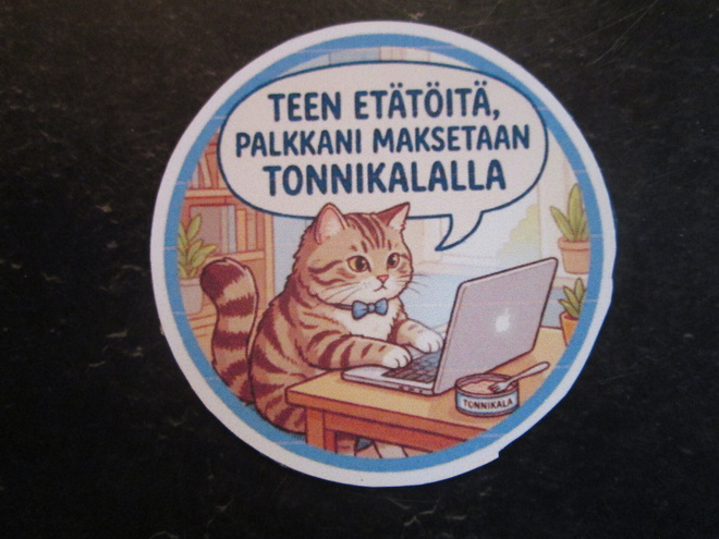 ETÄTYÖ JA PALKKA TARRAPISTEEN TESTITARRAT
