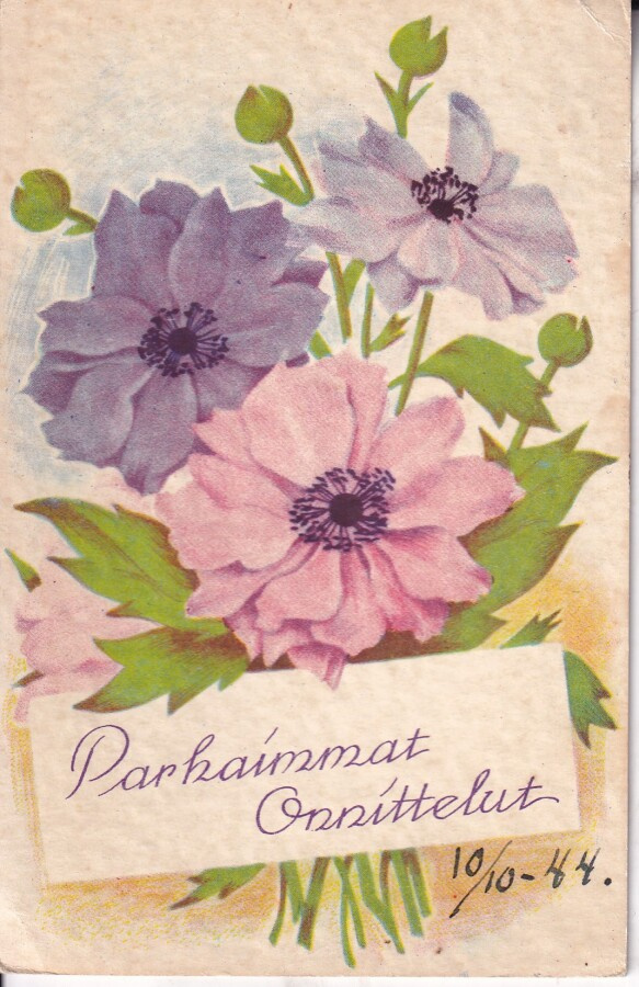 Parhaimmat Onnittelut. kukkia.    e231