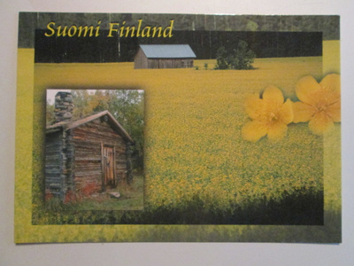 KULKEMATON SUOMI MAISEMAKORTTI LATOJA RYPSIPELTOA