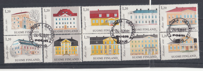 1982 Suomalaisia kartanoita LAPE 901-910
