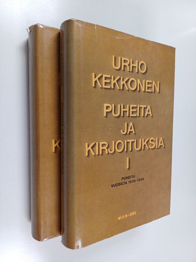 Urho Kekkonen : Puheita ja kirjoituksia 1-2