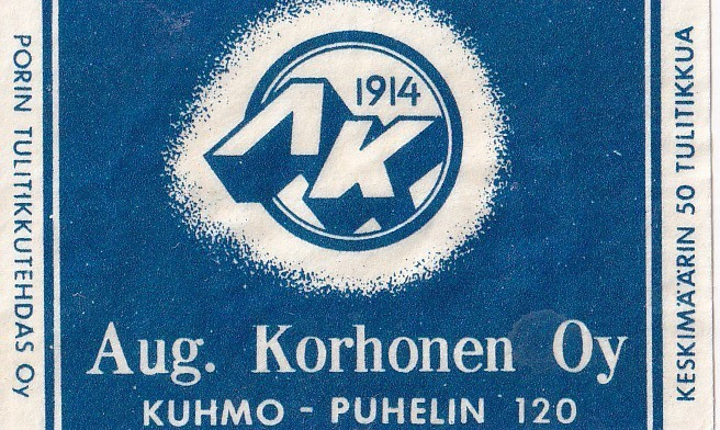 Kuhmo, Aug. Korhonen Oy     b505