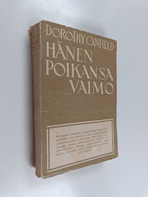 Dorothy Canfield : Hänen poikansa vaimo
