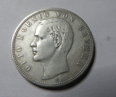 Bavaria 5 mark 1902