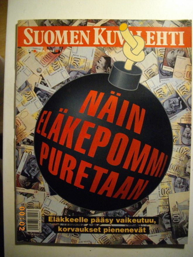 Suomen Kuvalehti Nro 16/1994 (15.8)
