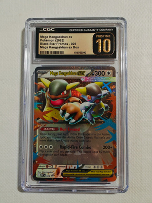 Mega Kangaskhan ex MEP025 Black Star Promo CGC 10 Pristine