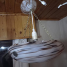 Wanha Alabaster kupuvalaisin. - pikkukuva 2