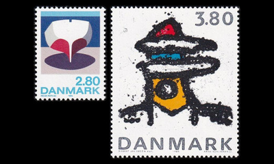 Tanska 851-2 ** Nykytaidetta (1985)