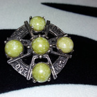 Vintage Miracle Celtic solki , rintakoru akaatti kivi - pikkukuva 1