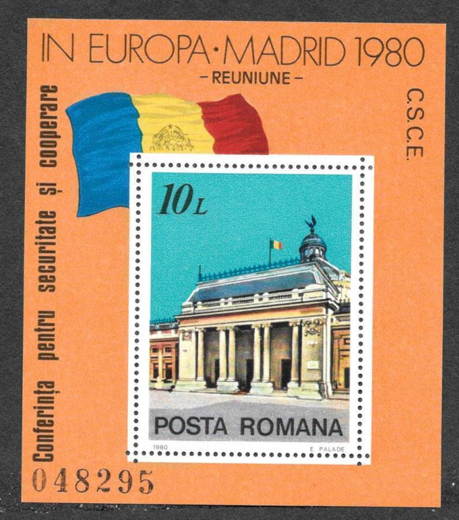 Romania - KSZE konferenssi 1980 (Mic. 3745 ; BL174) **