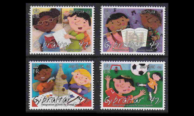 Gibraltar 1165-8 ** Europa integraatio (2006)
